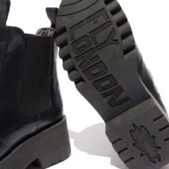 Fly London Womens Medi Chelsea Ankle Boots - Black -Fashion Shoe Store FlyLondon Medi Black 4 5