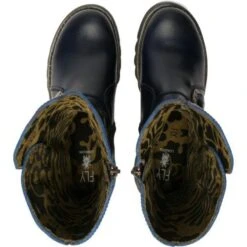 Fly London Womens Mes 2 Wedge Zip Up Boots - Blue -Fashion Shoe Store FlyLondon Mes2 Blue 4 5