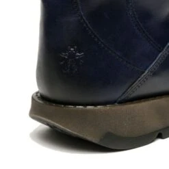 Fly London Womens Mes 2 Wedge Zip Up Boots - Blue -Fashion Shoe Store FlyLondon Mes2 Blue 6 5