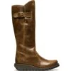 Fly London Womens Mol 2 Knee High Wedge Boots - Camel -Fashion Shoe Store FlyLondon Mol2 CamelRT 1 11