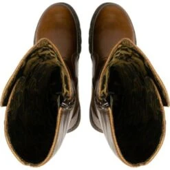 Fly London Womens Mol 2 Knee High Wedge Boots - Camel -Fashion Shoe Store FlyLondon Mol2 CamelRT 2 11