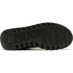 Fly London Salv Womens Leather Wedge Chelsea Ankle Boots - Black -Fashion Shoe Store FlyLondon Salv BkRT 5 11