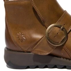 Fly London Womens Sias Ankle Boot - Camel -Fashion Shoe Store FlyLondon Sias Camel 3 5