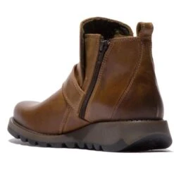 Fly London Womens Sias Ankle Boot - Camel -Fashion Shoe Store FlyLondon Sias Camel 4 5