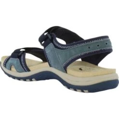 Free Spirit Womens Frisco Adjustable Sandals - Navy -Fashion Shoe Store FreeSpirit Frisco Navy 3 6