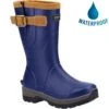 Cotswold Womens Stratus Short Wellington Boots - Navy