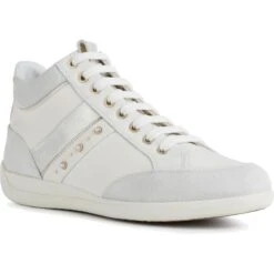 Geox Womens Myria Trainers - Off White