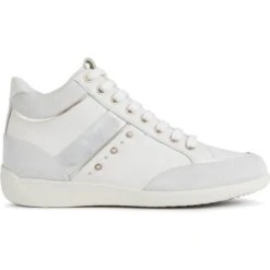 Geox Womens Myria Trainers - Off White -Fashion Shoe Store Geox Myria OffWhite 4 6
