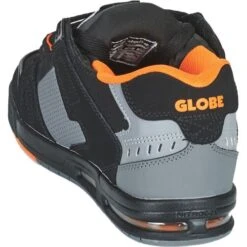 Globe Mens Sabre Skate Shoes - Black Grey Orange -Fashion Shoe Store Globe Sabre BlackGreyOrange 5 9