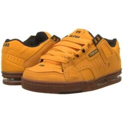 Globe Mens Sabre Trainers Chunky Skate Shoes - Wheat Tobacco -Fashion Shoe Store Globe Sabre WheatTobacco 1 20