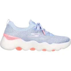 Skechers Womens Go Walk 6 Massage Fit Upsurge Trainers - Grey Pink -Fashion Shoe Store GoWalkMFUpsurge GreyPink 3834745