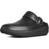 Fitflop Womens Gogh Pro Superlight Leather Clogs Shoes - Black -Fashion Shoe Store GoghProSuperlight Black 3559799