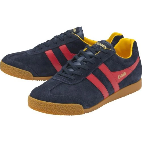 Gola Mens Harrier Trainers - Navy Red Sun 5 Gola Mens Harrier Trainers - Navy Red Sun - Image 3