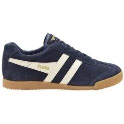 Gola Mens Harrier Classics Suede Trainers Shoes - Navy White 9 Gola Mens Harrier Classics Suede Trainers Shoes - Navy White -Fashion Shoe Store Gola HarrierSuede NavyWhite 1 7