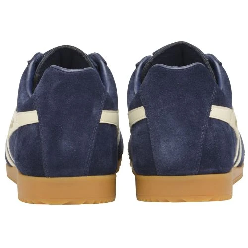 Gola Mens Harrier Classics Suede Trainers Shoes - Navy White 6 Gola Mens Harrier Classics Suede Trainers Shoes - Navy White - Image 4