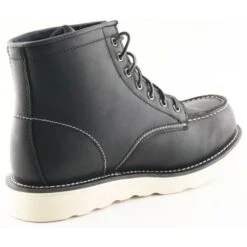 Grinders Mens Alpha Safety Steel Toe Cap Boot - Black -Fashion Shoe Store Grinders Alpha Black 5 7