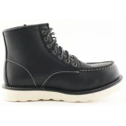 Grinders Mens Alpha Safety Steel Toe Cap Boot - Black -Fashion Shoe Store Grinders Alpha Black 6 7