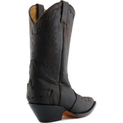 Grinders Mens Arizona Hi Pointed Toe Western Cowboy Boots - Brown -Fashion Shoe Store Grinders ArizonaHi Brown 5 28