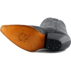 Grinders Unisex Buffalo Pointed Western Cowboy Boots - Black -Fashion Shoe Store Grinders Buffalo Black 1 10