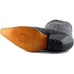 Grinders Mens Carolina Pointed Western Cowboy Boots - Black 17 Grinders Mens Carolina Pointed Western Cowboy Boots - Black -Fashion Shoe Store Grinders Carolina Black 1 7