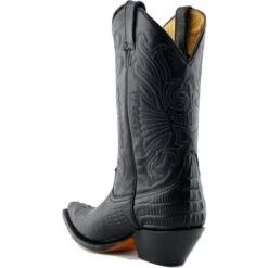 Grinders Mens Carolina Pointed Western Cowboy Boots - Black 13 Grinders Mens Carolina Pointed Western Cowboy Boots - Black -Fashion Shoe Store Grinders Carolina Black 4 7