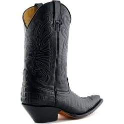 Grinders Mens Carolina Pointed Western Cowboy Boots - Black 14 Grinders Mens Carolina Pointed Western Cowboy Boots - Black -Fashion Shoe Store Grinders Carolina Black 5 7