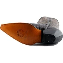 Grinders Mens Carolina Pointed Western Cowboy Boots - Brown -Fashion Shoe Store Grinders Carolina Brown 1 7