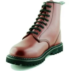 Grinders Mens Cedric CS Derby Boots - Cherry -Fashion Shoe Store Grinders CedricCS Cherry 7 11