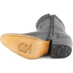 Grinders Womens Dakota Short Western Cowboy Boots - Black 21 Grinders Womens Dakota Short Western Cowboy Boots - Black -Fashion Shoe Store Grinders Dakota Black 10 6