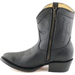 Grinders Womens Dakota Short Western Cowboy Boots - Black 17 Grinders Womens Dakota Short Western Cowboy Boots - Black -Fashion Shoe Store Grinders Dakota Black 6 6