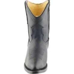 Grinders Womens Dakota Short Western Cowboy Boots - Black 19 Grinders Womens Dakota Short Western Cowboy Boots - Black -Fashion Shoe Store Grinders Dakota Black 8 6