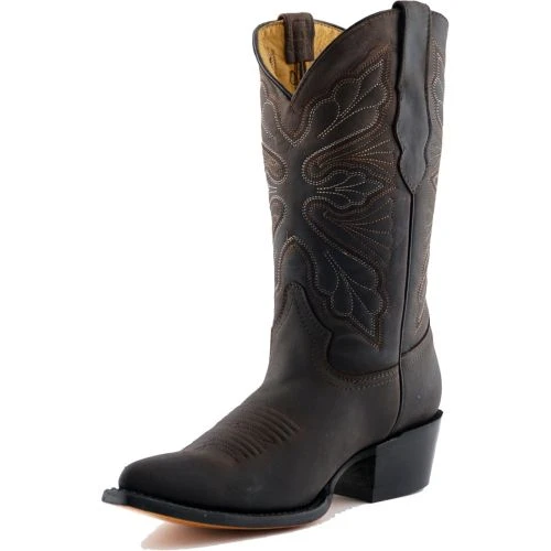 Grinders Womens Dallas Western Cowboy Boots - Brown 4 Grinders Womens Dallas Western Cowboy Boots - Brown - Image 2