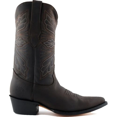 Grinders Womens Dallas Western Cowboy Boots - Brown 8 Grinders Womens Dallas Western Cowboy Boots - Brown - Image 6