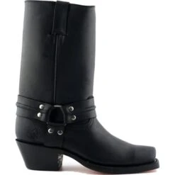 Grinders Unisex Harness Hi Biker Boots - Black 13 Grinders Unisex Harness Hi Biker Boots - Black -Fashion Shoe Store Grinders HarnessHi Black6 10