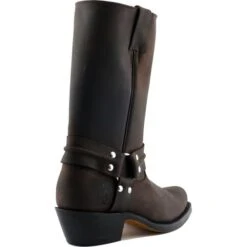 Grinders Unisex Harness Hi Biker Boots - Brown -Fashion Shoe Store Grinders HarnessHi Brown 5 10