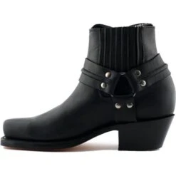 Grinders Unisex Harness Lo Ankle Boots - Black -Fashion Shoe Store Grinders HarnessLo Black 2 10