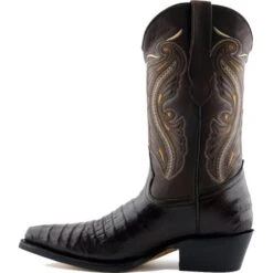 Grinders Womens Indiana Cowboy Boots - Brown -Fashion Shoe Store Grinders Indiana Brown 3 6