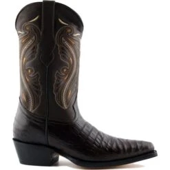 Grinders Womens Indiana Cowboy Boots - Brown -Fashion Shoe Store Grinders Indiana Brown 6 6