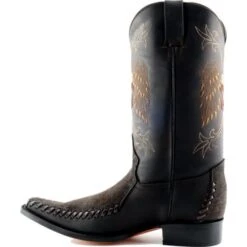 Grinders Mens Kansas Cowboy Boots - Brown 15 Grinders Mens Kansas Cowboy Boots - Brown -Fashion Shoe Store Grinders Kansas Brown 6 7