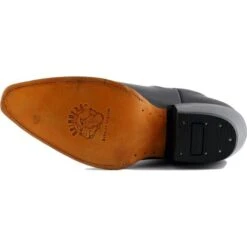 Grinders Mens Maverick Western Cowboy Pointed Toe Ankle Boots - Black -Fashion Shoe Store Grinders Maverick Black 2 28