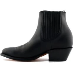 Grinders Mens Maverick Western Cowboy Pointed Toe Ankle Boots - Black -Fashion Shoe Store Grinders Maverick Black 4 28