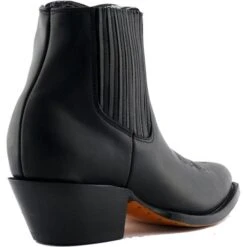 Grinders Mens Maverick Western Cowboy Pointed Toe Ankle Boots - Black -Fashion Shoe Store Grinders Maverick Black 6 28