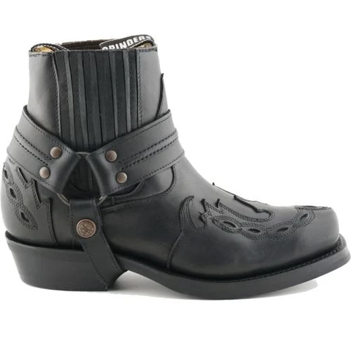 Grinders Mens Montana Boots - Black 4 Grinders Mens Montana Boots - Black - Image 2