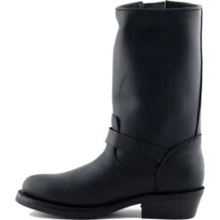 Grinders Unisex Rebel Engineer Boots - Black 12 Grinders Unisex Rebel Engineer Boots - Black -Fashion Shoe Store Grinders Rebel Black 3 10