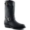 Grinders Unisex Rebel Engineer Boots - Black -Fashion Shoe Store Grinders Rebel Black 7 10