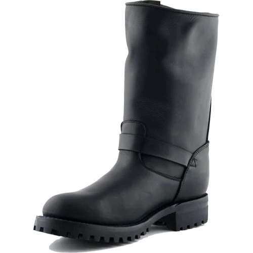 Grinders Unisex Wild One Engineer Boots - Black 5 Grinders Unisex Wild One Engineer Boots - Black - Image 3