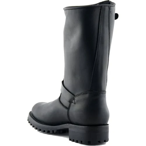 Grinders Unisex Wild One Engineer Boots - Black 7 Grinders Unisex Wild One Engineer Boots - Black - Image 5