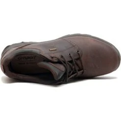 Grisport Mens Exmoor Waterproof Leather Walking Shoes - Brown -Fashion Shoe Store Grisport Grisport Brown 4 24