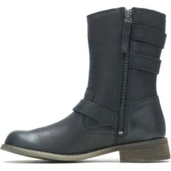 Harley Davidson Womens Dorilee 7" Engineer Boots - Black -Fashion Shoe Store HarleyDavidson Dorilee Black 2 4