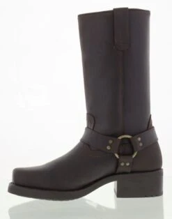 Gringos Woodland Mens Harley High Biker Cowboy Harness Boots - Brown -Fashion Shoe Store HarleyM156B DkBrown jpg14600466